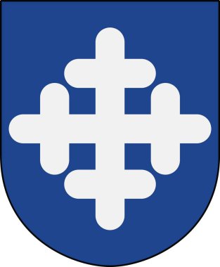 Stockholm, İsveç 'teki Tby belediyesinin temsilci kürkü.