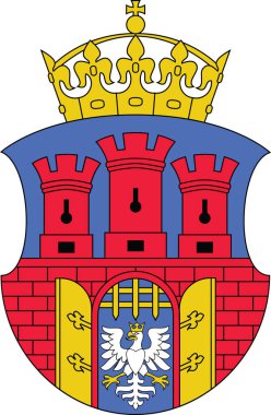 Polonya 'nın bölgesel başkenti Krakow' un temsilci arması