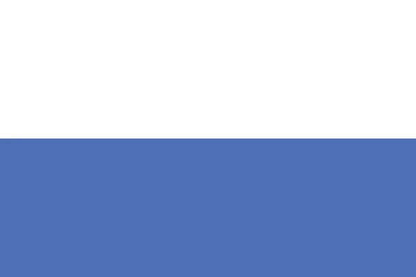 Illustration Drapeau Vectoriel Capitale Régionale Polonaise Cracovie Pologne — Image vectorielle