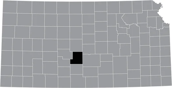 Black Highlighted Location Map Stafford County Gray Map Federal State — Wektor stockowy