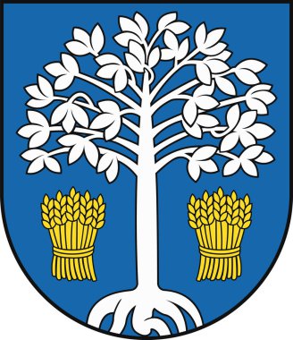 Slovakya 'nın başkenti Bratislava' nın unovo ilçesinin resmi idari arması