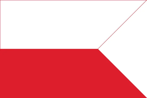 Illustration Vectorielle Officielle Drapeau Capitale Slovaque Bratislava Slovaquie — Image vectorielle