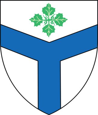 Çek Cumhuriyeti 'nin başkenti Brno' nun Brno-jih ilçesinin resmi idari arması