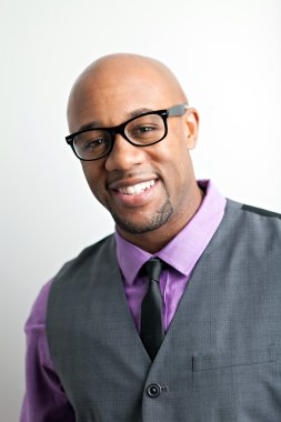 gülümseyen iş adamı