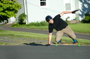 Longboarder hüner slayt