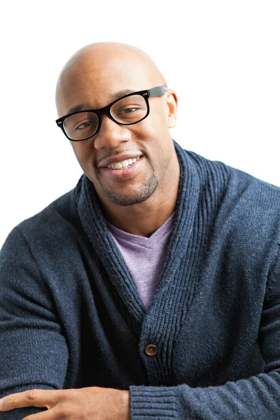 Hombre sonriente con gafas —  Fotos de Stock