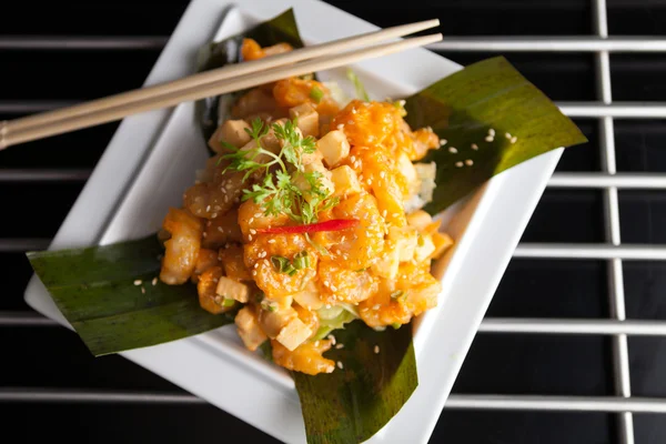 Crispy Thai Shrimp Dish — Stock Photo, Image