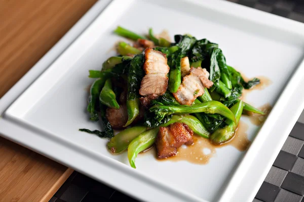 Thai style pork dish — Stock Photo, Image