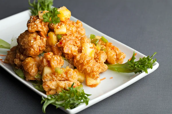 Thaise Fried calamares — Stockfoto
