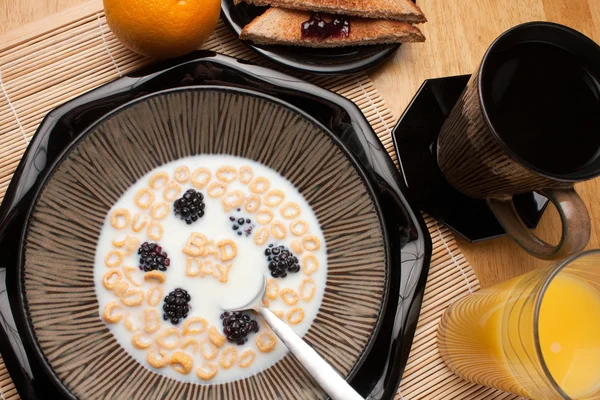 BAD DAY Spelled In Cereal Letters — Stock Photo, Image