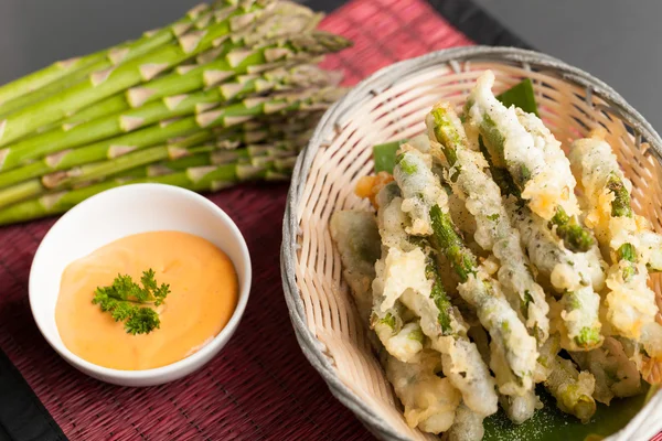 Thai Fried Asparagus — Stock Photo, Image