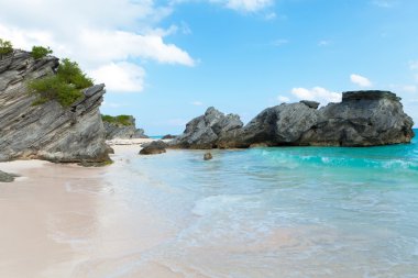 Horseshoe bay beach Bermuda'da