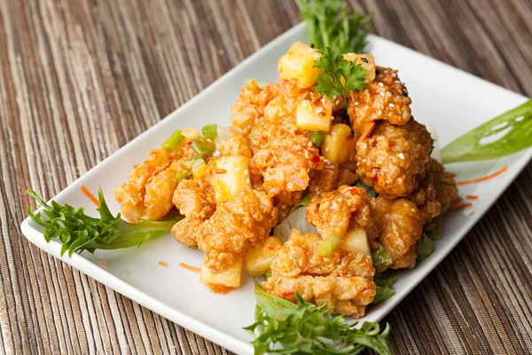 Calamari frito tailandés — Foto de Stock