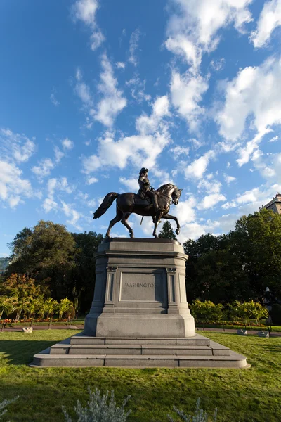 Bostonská socha George Washingtona — Stock fotografie