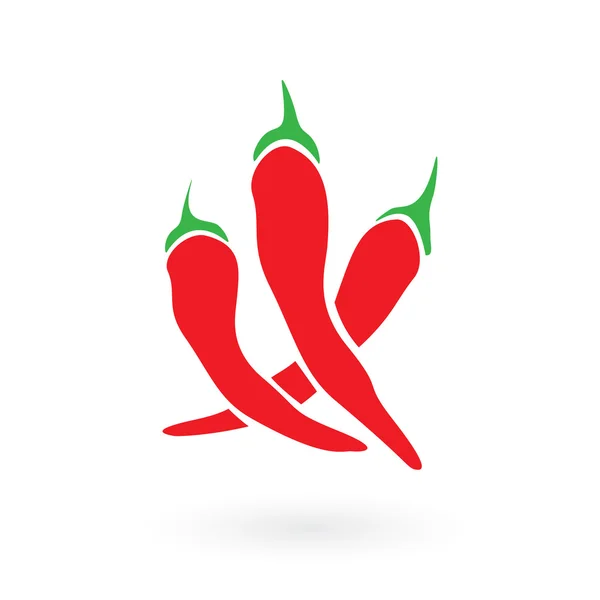 Red Hot Siracha Chilis - Stok Vektor