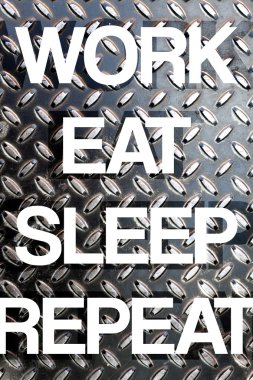 Work Eat Sleep Repeat clipart