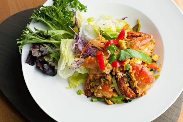 Salată thailandeză de creveți Jumbo — Fotografie, imagine de stoc