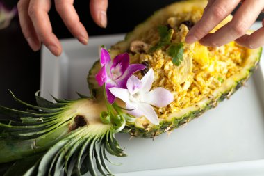 Thai Pineapple Fried Rice clipart