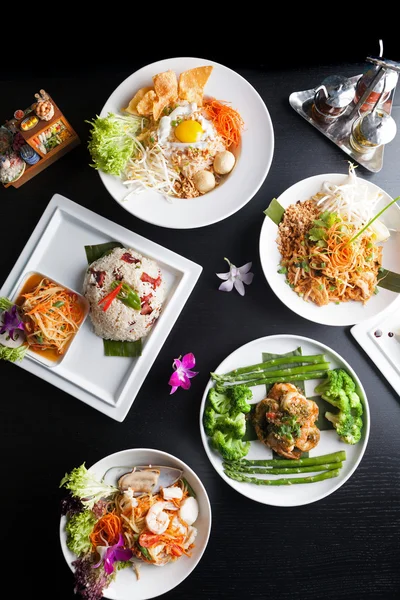 Thailändische Speiseteller — Stockfoto