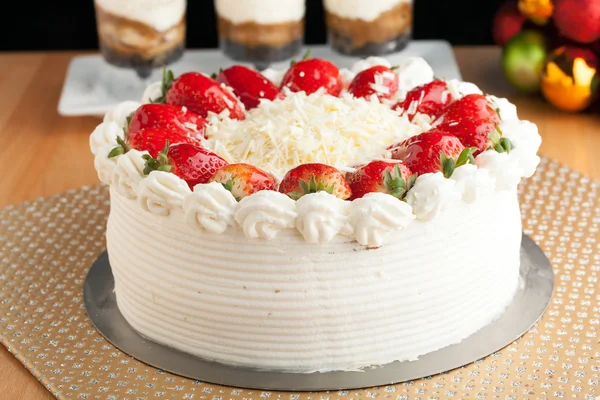 Torta di fragole — Foto Stock