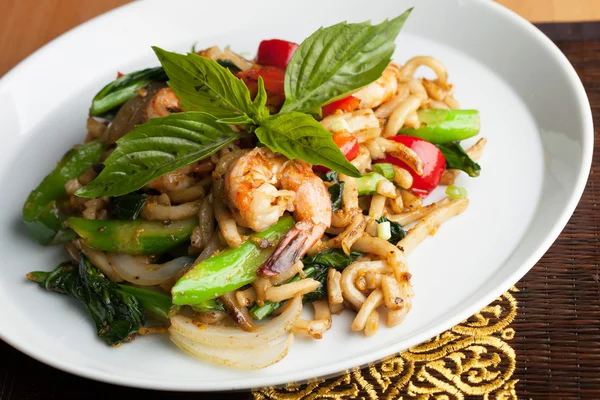 Thai Shrimp Stir Fry — Stock Photo, Image