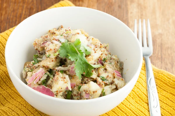 Tigela de salada de batata — Fotografia de Stock