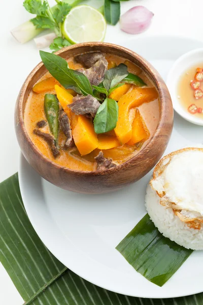 Thai Pumpkin Red Curry — Stock Photo, Image