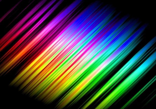 Abstrakt rainbow vågor — Stockfoto