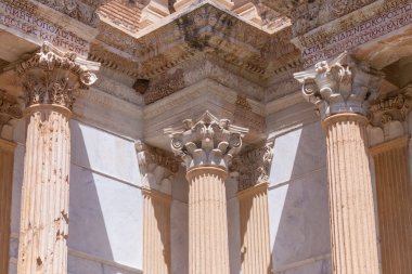 Corinthian Style Columns at Sardis clipart