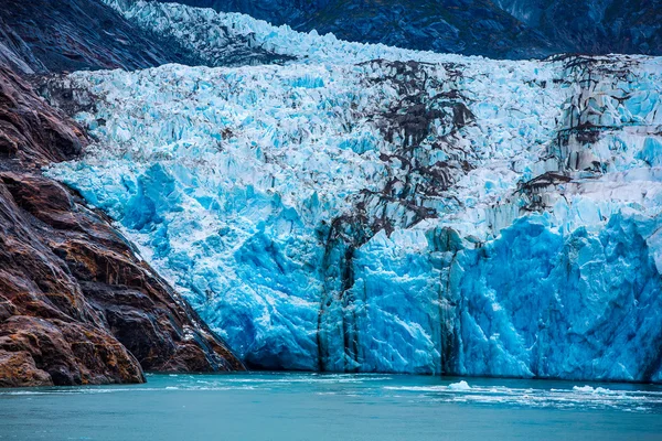 Glaciar South Dawes en el brazo de Endicott — Foto de Stock