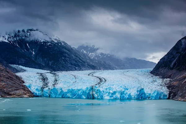 South Dawes Glacier from the Endicott Arm — Stock Photo, Image