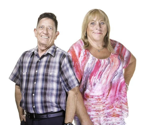 Sorrindo transgênero homem e mulher — Fotografia de Stock
