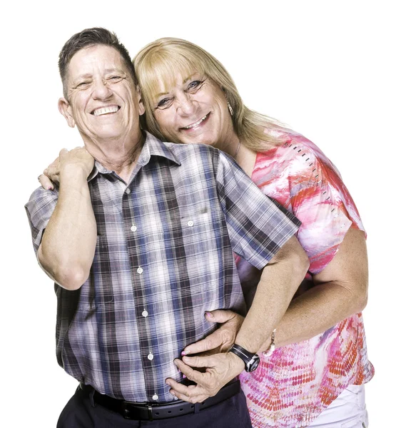 Sonriendo hombre y mujer transgénero — Foto de Stock