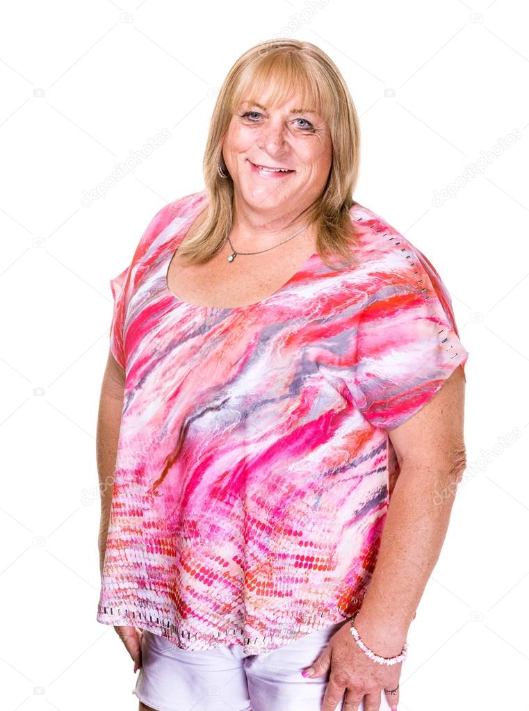 Transgender woman in tie dye shirt