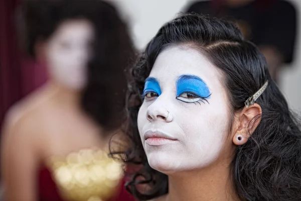 Confident Female Circus Performer — Stock Photo, Image