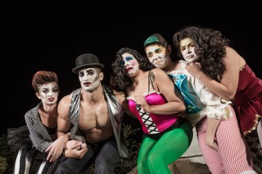 Ağlayan Cirque palyaçolar