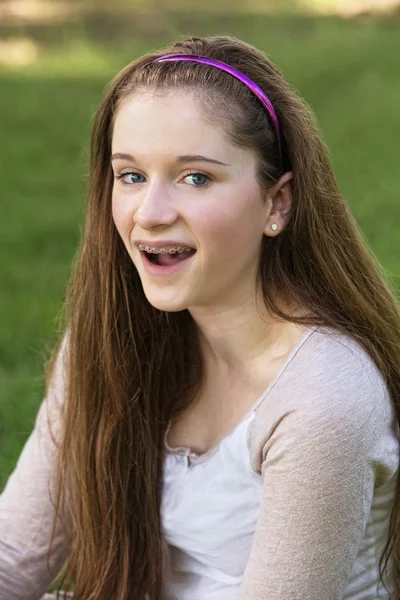 Cute Teens With Braces Facial