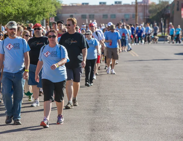 AIDS walk Participants — Stock Photo, Image