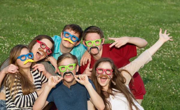 Silly Costumed Teens — Stock Photo, Image