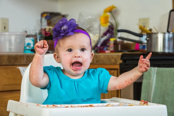 Baby Has a Tantrum — Stock Photo, Image