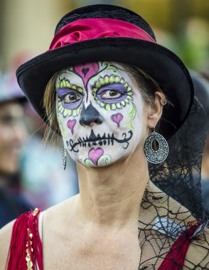 Dia de los muertos makyaj