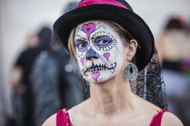 Dia de los muertos makyaj