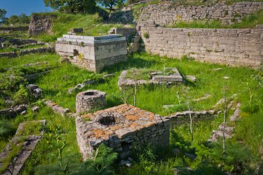 Troy kalıntıları bölümünü