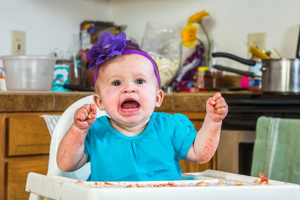 Bebé tiene un berrinche — Foto de Stock