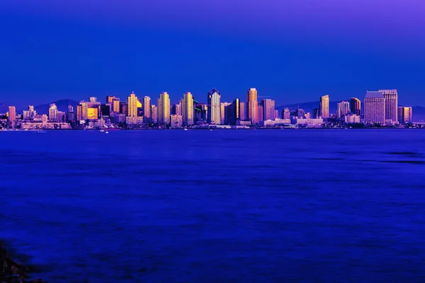 San Diego Skyline at Dusk — Stock Photo, Image