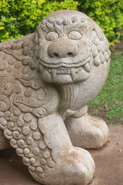 León de piedra chino — Foto de Stock