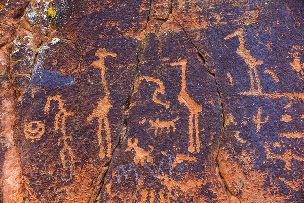 Petroglyph Birds and Other Symbols