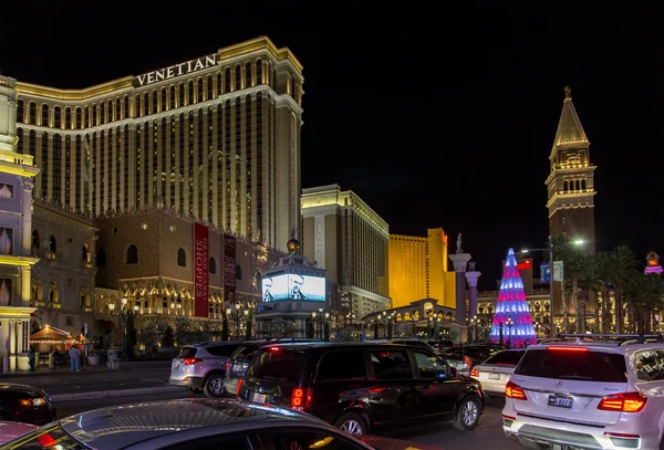 Las Vegas Strip w Boże Narodzenie — Zdjęcie stockowe
