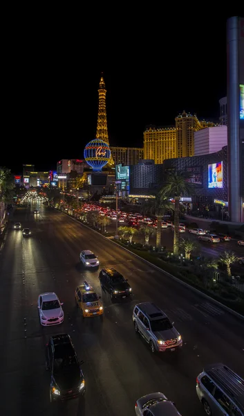 Coches en ocupado Las Vegas Strip — Foto de Stock