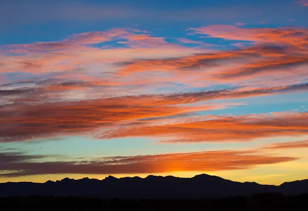 Sunrise Coming Over Mountains — Stock Photo, Image